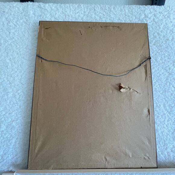 Vintage Fragonard A Young Girl Reading Textured Print Framed Wall Art 14x11 - Picture 6 of 6